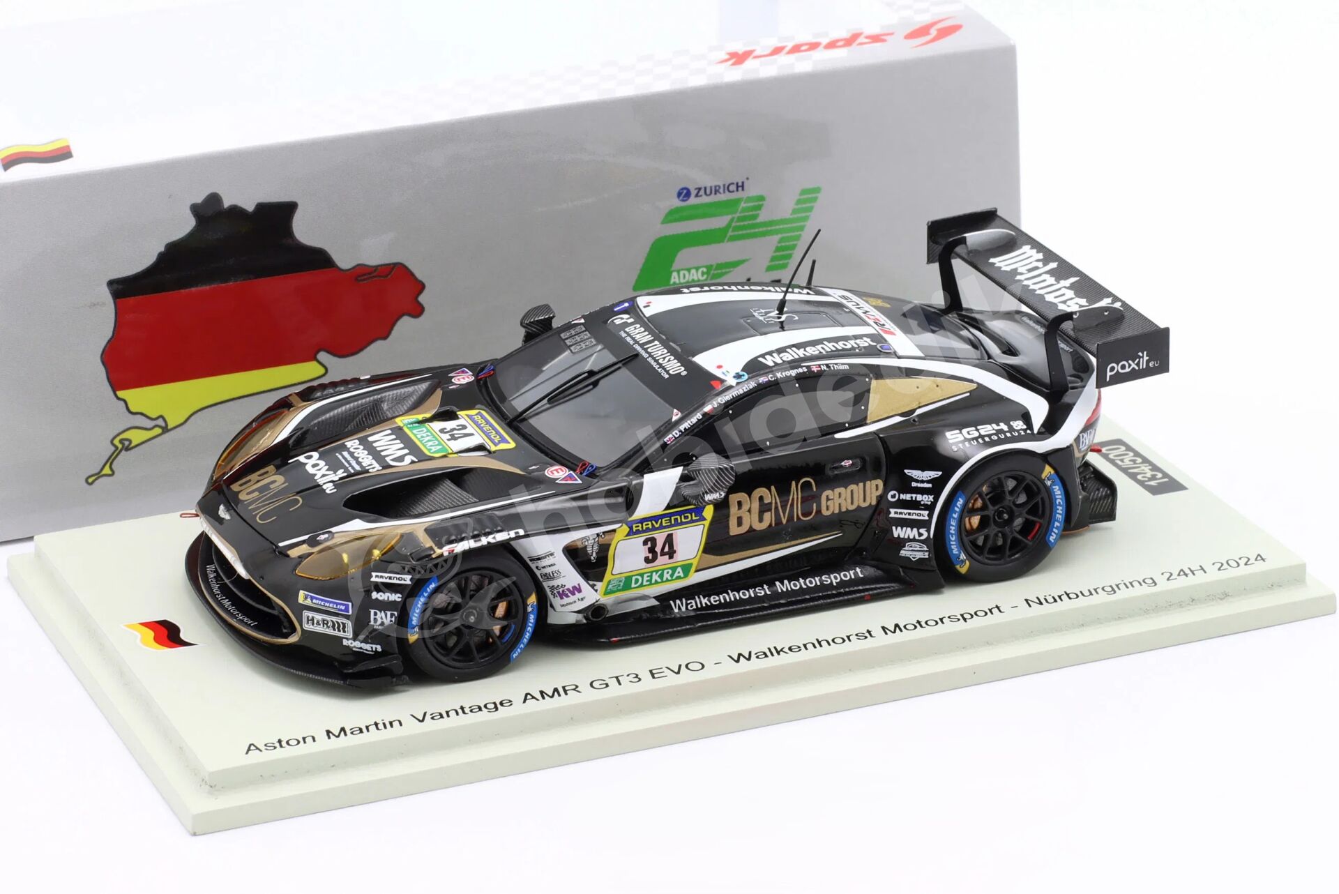 Spark 1:43 Aston Martin Vantage AMR GT3 EVO #34 Nürburgring 24h 2024 (SG964) | Model Araba