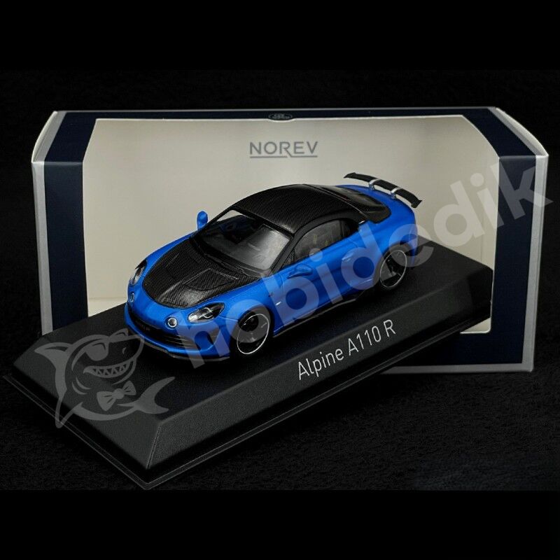 Norev 1:43 Alpine A110 R 2023 Matt Alpin Blue (517872) | Model Araba