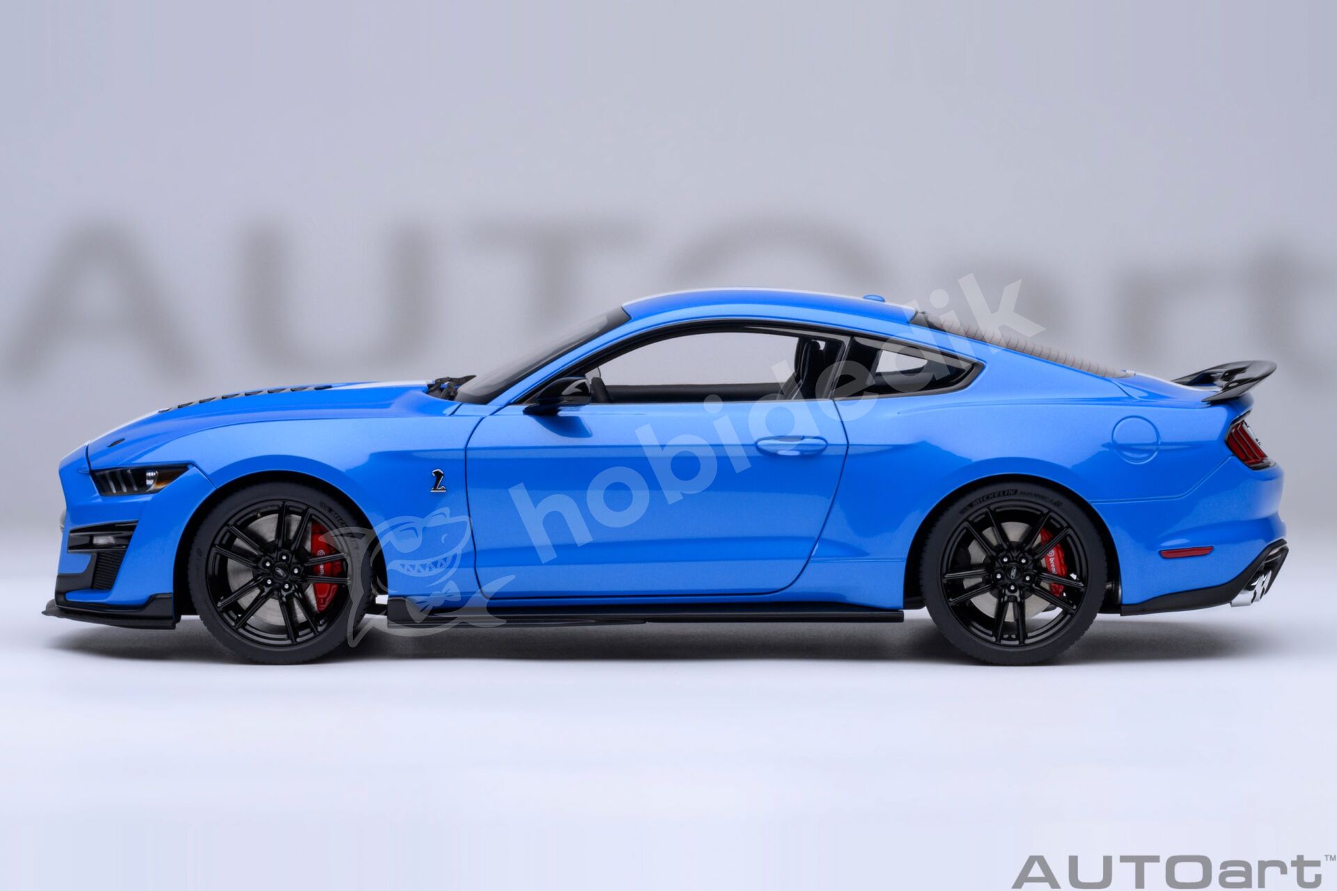 AutoArt 1:18 Ford Mustang Shelby GT500 Grabber Blue (73094) | Model Araba