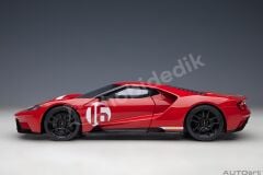 AutoArt 1:18 Ford GT Heritage Edition “Alan Mann” #16 (72927) | Model Araba
