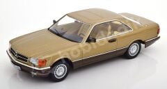 KK Scale 1:18 Mercedes-Benz 500 SEC C126 1987 Gold Metallic (KKDC180335) | Model Araba