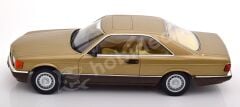 KK Scale 1:18 Mercedes-Benz 500 SEC C126 1987 Gold Metallic (KKDC180335) | Model Araba