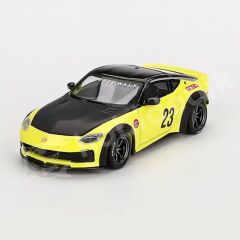 Mini GT 1:64 Nissan Z LB Nation Works Ikazuchi Yellow (MGT00826-L) | Model Araba