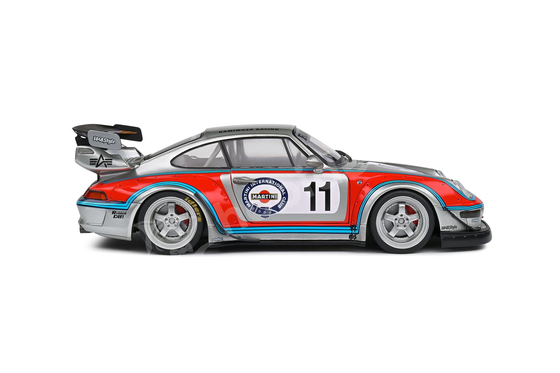 Solido 1:18 Porsche 911 RWB Bodykit Martini 2020 (S1808502) | Model Araba
