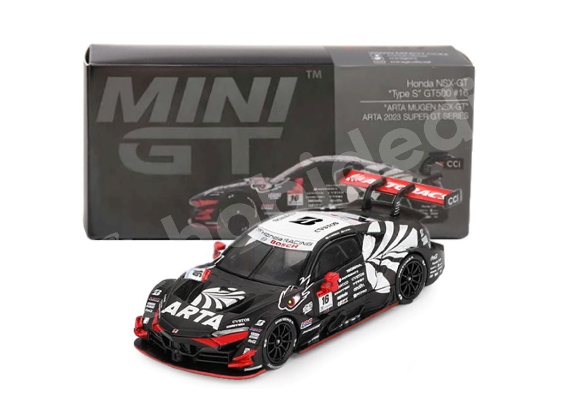 Mini GT 1:64 Honda NSX-GT “Type S” GT500 #16 ARTA MUGEN (MGT00787-BL) | Model Araba