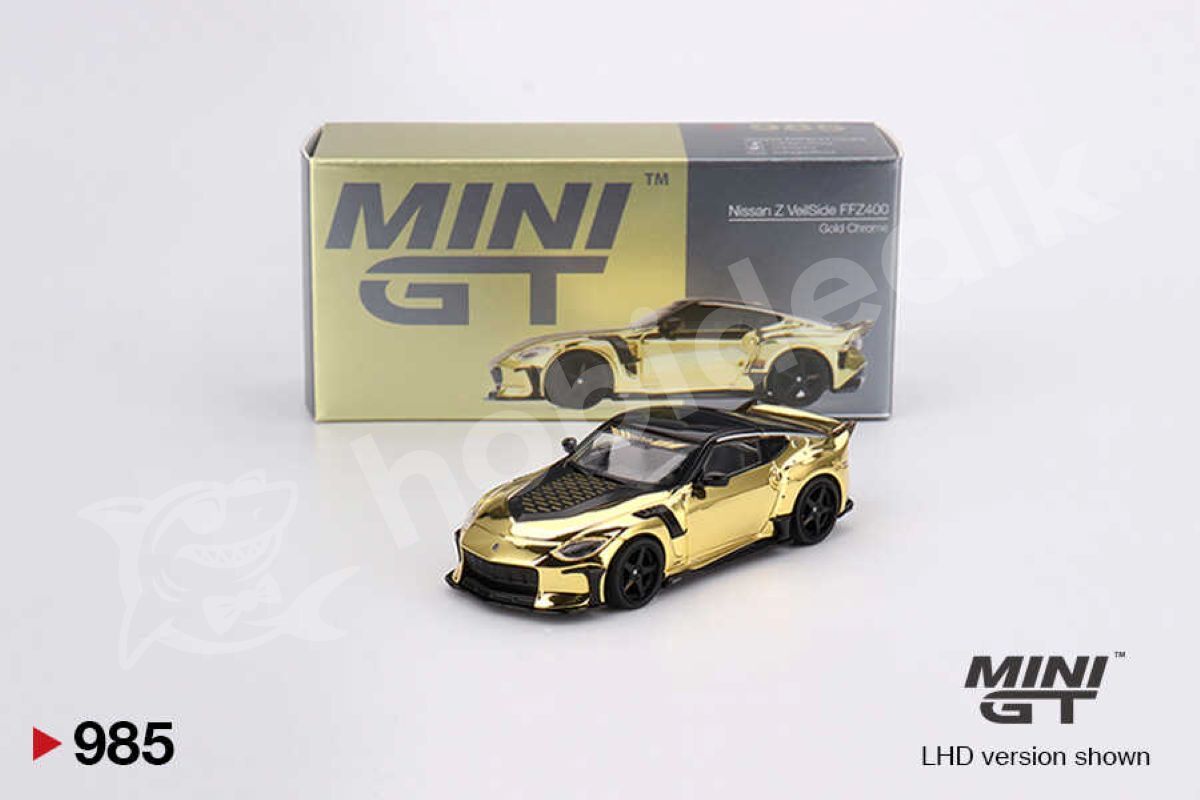 Mini GT 1:64 Nissan Z VeilSide FFZ400 Gold Chrome (MGT00985-L) | Model Araba