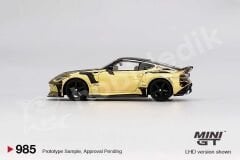 Mini GT 1:64 Nissan Z VeilSide FFZ400 Gold Chrome (MGT00985-L) | Model Araba