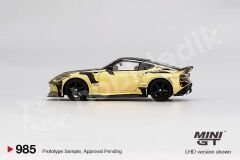 Mini GT 1:64 Nissan Z VeilSide FFZ400 Gold Chrome (MGT00985-L) | Model Araba
