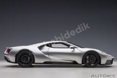 AUTOart 1:12 Ford GT 2017 Ingot Silver/Black Stripes (12108) | Model Araba