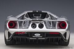 AUTOart 1:12 Ford GT 2017 Ingot Silver/Black Stripes (12108) | Model Araba
