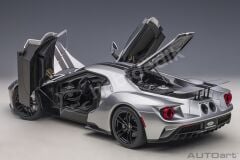 AUTOart 1:12 Ford GT 2017 Ingot Silver/Black Stripes (12108) | Model Araba