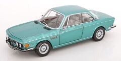KK Scale 1:12 BMW 3.0 CSi (E9) 1971 Turquoise Metallic (KKDC120191) | Model Araba