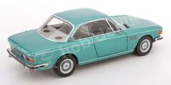 KK Scale 1:12 BMW 3.0 CSi (E9) 1971 Turquoise Metallic (KKDC120191) | Model Araba