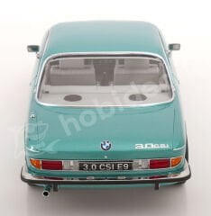 KK Scale 1:12 BMW 3.0 CSi (E9) 1971 Turquoise Metallic (KKDC120191) | Model Araba