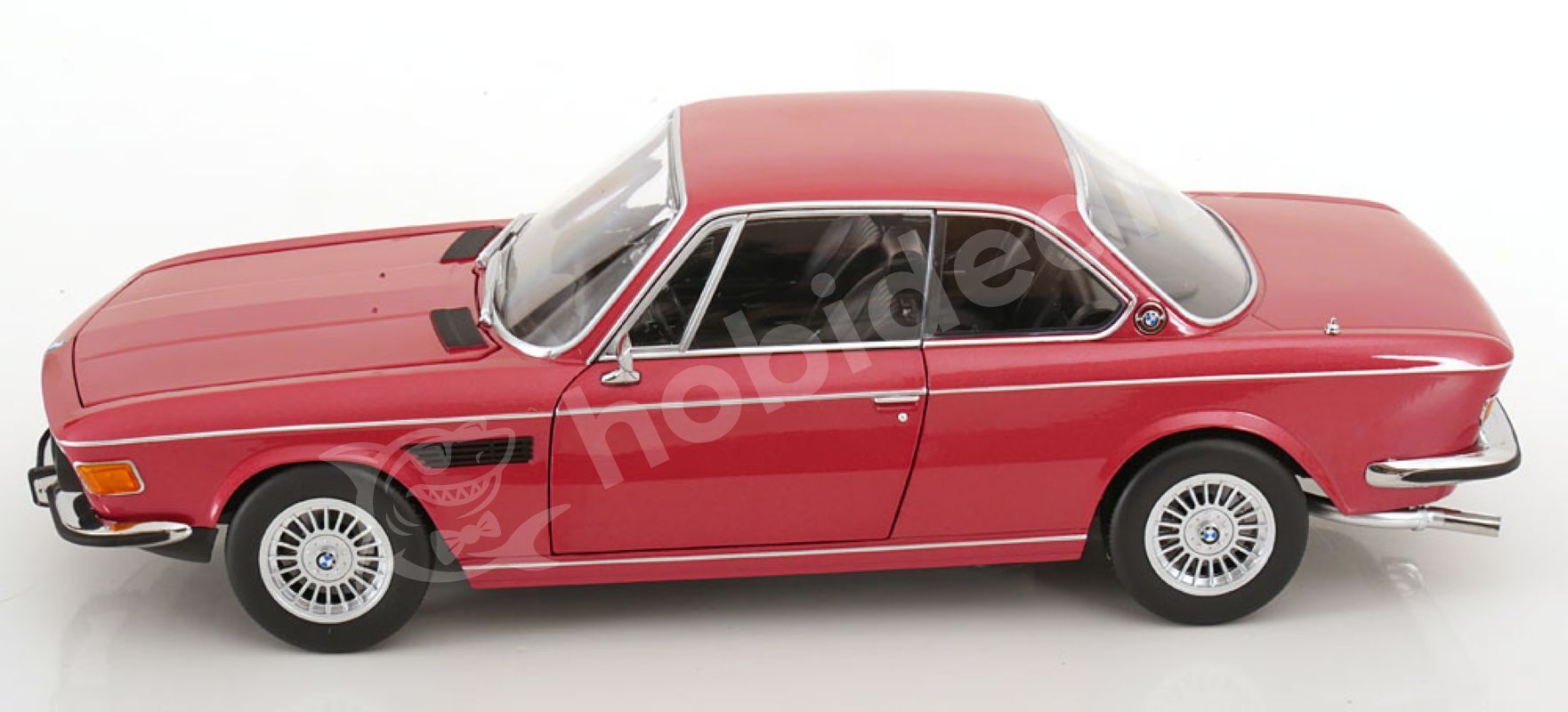 KK Scale 1:12 BMW 3.0 CSi (E9) 1971 Red Metallic (KKDC120192) | Model Araba