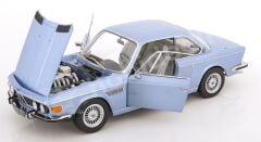 KK Scale 1:12 BMW 3.0 CSi (E9) 1971 Light Blue Metallic (KKDC120193) | Model Araba
