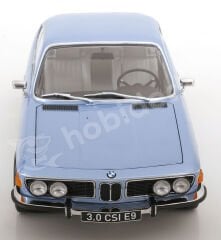 KK Scale 1:12 BMW 3.0 CSi (E9) 1971 Light Blue Metallic (KKDC120193) | Model Araba