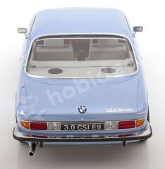 KK Scale 1:12 BMW 3.0 CSi (E9) 1971 Light Blue Metallic (KKDC120193) | Model Araba