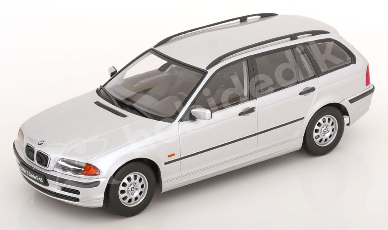 KK Scale 1:18 BMW 3-Series E46 Touring 1999 Silver (KKDC181461) | Model Araba