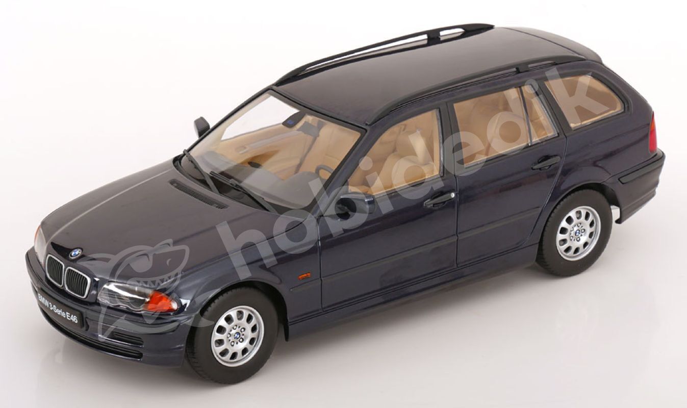 KK Scale 1:18 BMW 3-Series E46 Touring 1999 Dark Blue Metallic (KKDC181462) | Model Araba