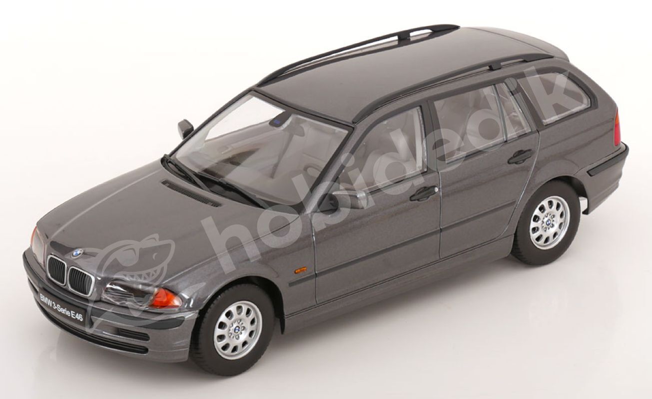 KK Scale 1:18 BMW 3-Series E46 Touring 1999 Grey Metallic (KKDC181463) | Model Araba