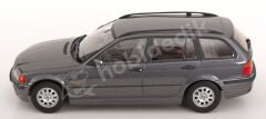KK Scale 1:18 BMW 3-Series E46 Touring 1999 Grey Metallic (KKDC181463) | Model Araba