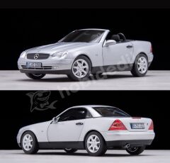 Norev 1:18 Mercedes-Benz SLK 1996 Brilliant Silver (183020) | Model Araba