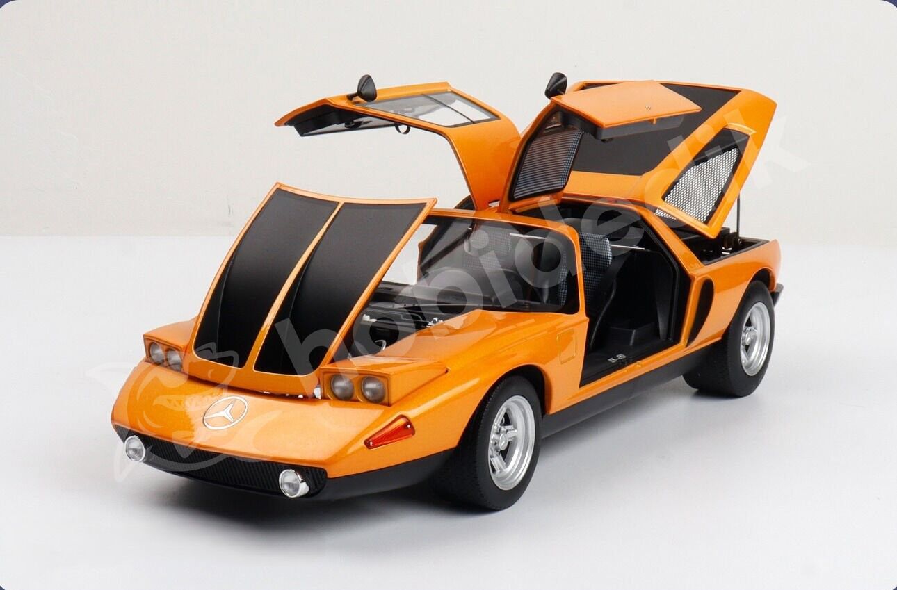 Norev 1:18 Mercedes-Benz C 111/II 1970 White Autumn Metallic (183050) | Model Araba