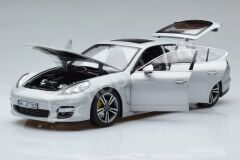 Norev 1:18 Porsche Panamera Turbo 2009 Silver (187609) | Model Araba