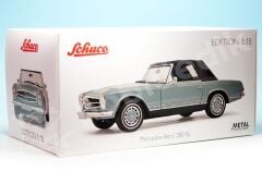 Schuco 1:18 Mercedes-Benz 280 SL (W113) Horizon Blue (450060000) | Model Araba
