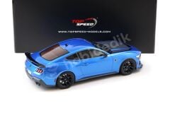 TSM Model 1:18 Ford Mustang Dark Horse 2024 Grabber Blue (TS0552) | Model Araba