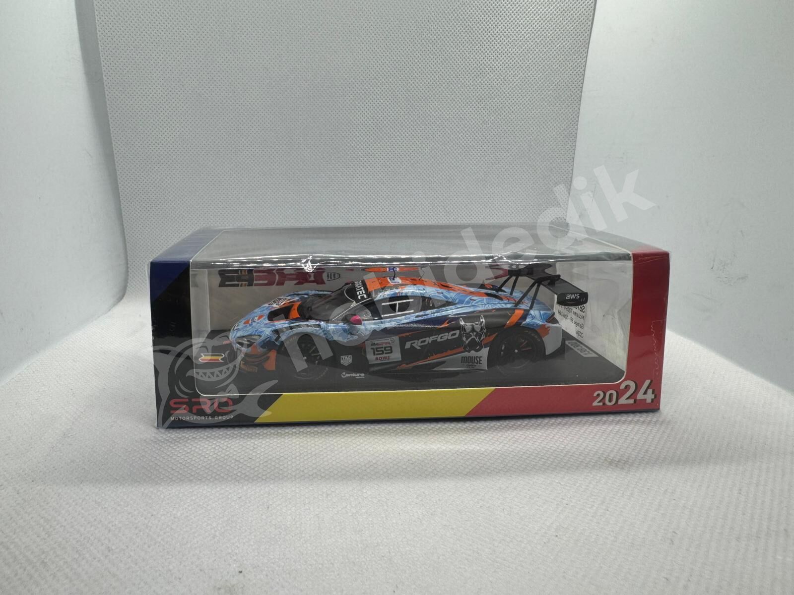Spark 1:43 McLaren 720S GT3 Evo #159 Gulf 24h Spa 2024 (SB788) | Model Araba