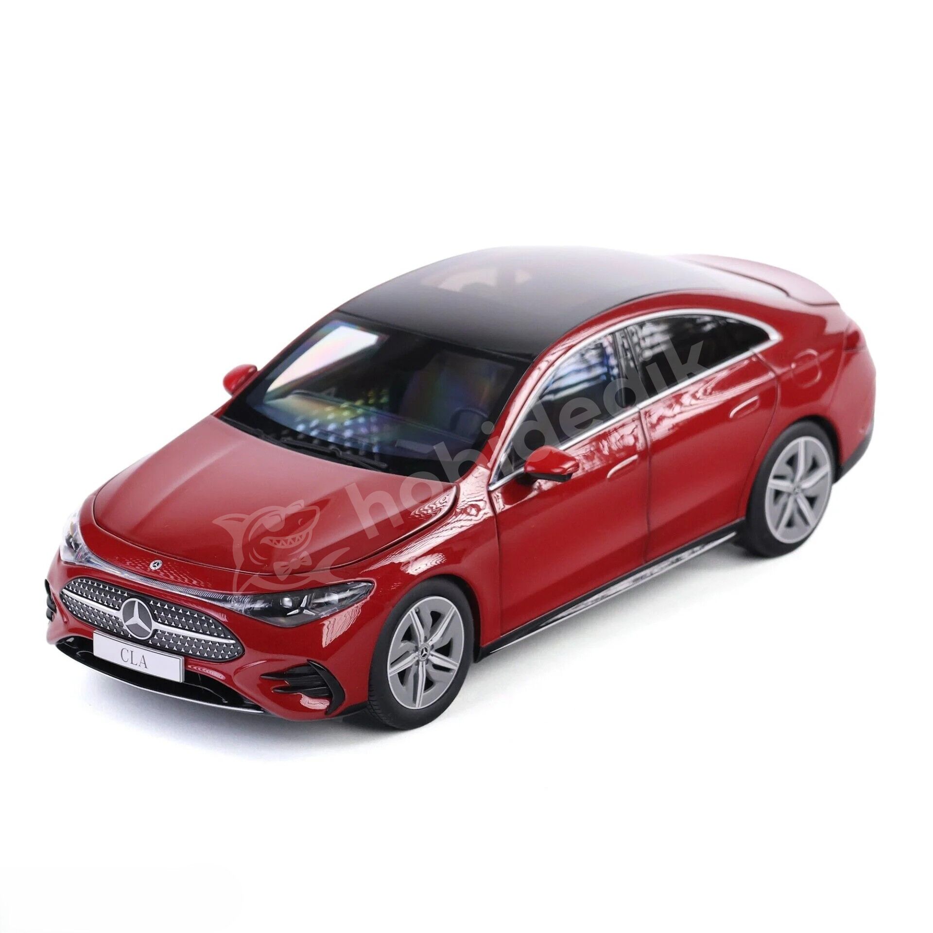NZG 1:18 Mercedes-Benz CLA Coupé C178 HEV Patagonia Red Metallic