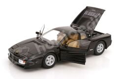 KK Scale 1:12 Ferrari Testarossa 1986 Black (KKDC120202) | Model Araba