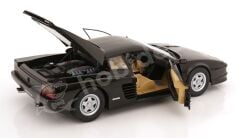 KK Scale 1:12 Ferrari Testarossa 1986 Black (KKDC120202) | Model Araba