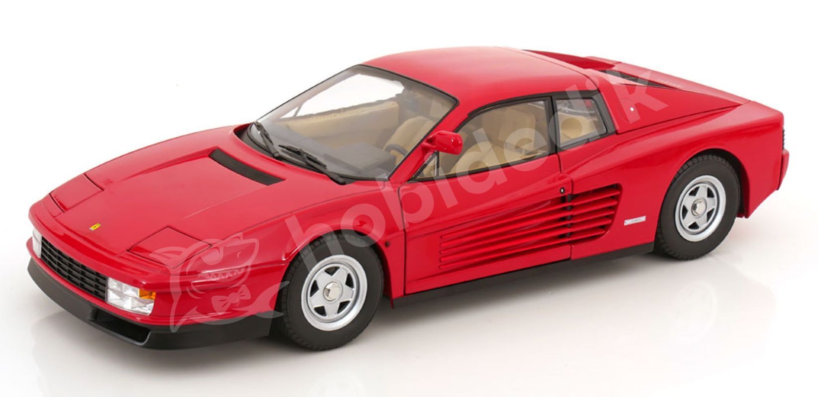KK Scale 1:12 Ferrari Testarossa Monospecchio 1984 (KKDC120204) | Model Araba