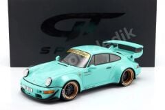 GT Spirit 1:12 Porsche 911 RWB (Rauh-Welt) 2020 “Tiffany Blue” (GT951) | Model Araba