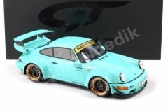 GT Spirit 1:12 Porsche 911 RWB (Rauh-Welt) 2020 “Tiffany Blue” (GT951) | Model Araba