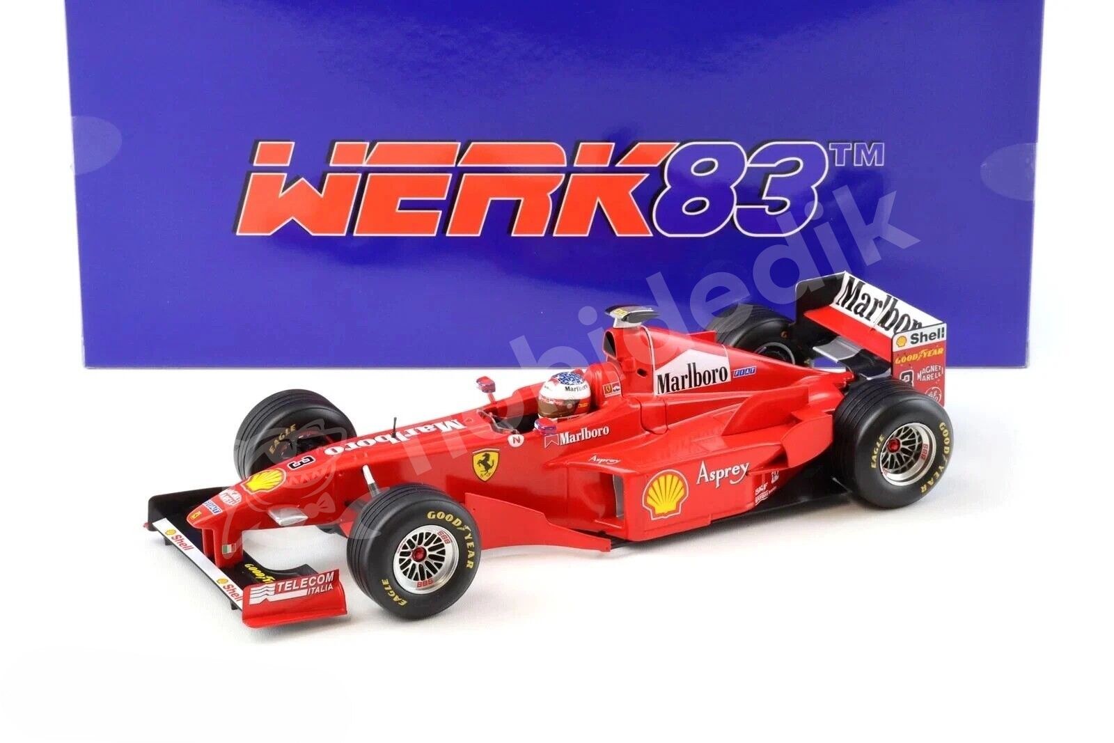 Werk83 1:18 Ferrari F300 #3 Michael Schumacher – Winner GP (Montreal) 1998 (W18033001) | Model Araba