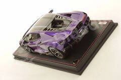 MR Collection 1:18 Lamborghini Revuelto (2023) Viola Pasifae with Yellow Livery (LAMBO058SE9) | Model Araba