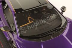 MR Collection 1:18 Lamborghini Revuelto (2023) Viola Pasifae with Yellow Livery (LAMBO058SE9) | Model Araba