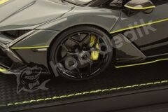 MR Collection 1:18 Lamborghini Revuelto (2023/2024) Grigio Telesto with Nero Noctis / Verde Scandal Livery (LAMBO058SE10) | Model Araba