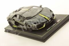 MR Collection 1:18 Lamborghini Revuelto (2023/2024) Grigio Telesto with Nero Noctis / Verde Scandal Livery (LAMBO058SE10) | Model Araba
