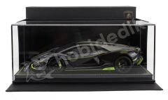 MR Collection 1:18 Lamborghini Revuelto (2023/2024) Grigio Telesto with Nero Noctis / Verde Scandal Livery (LAMBO058SE10) | Model Araba
