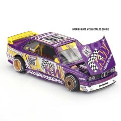 Kaido House 1:64 BMW M3 (E30) Kaido KW V1 (1989) Purple | Model Araba
