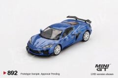 Mini GT 1:64 Chevrolet Corvette Z06 (2023) Elkhart Lake Blue Metallic LHD (MGT00892-L) | Model Araba