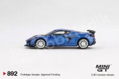 Mini GT 1:64 Chevrolet Corvette Z06 (2023) Elkhart Lake Blue Metallic LHD (MGT00892-L) | Model Araba