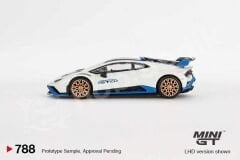 Mini GT 1:64 Lamborghini Huracán STO (2023) Bianco Asopo LHD (MGT00788-L) | Model Araba