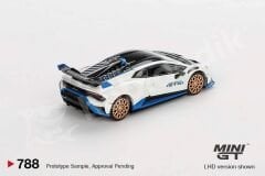 Mini GT 1:64 Lamborghini Huracán STO (2023) Bianco Asopo LHD (MGT00788-L) | Model Araba