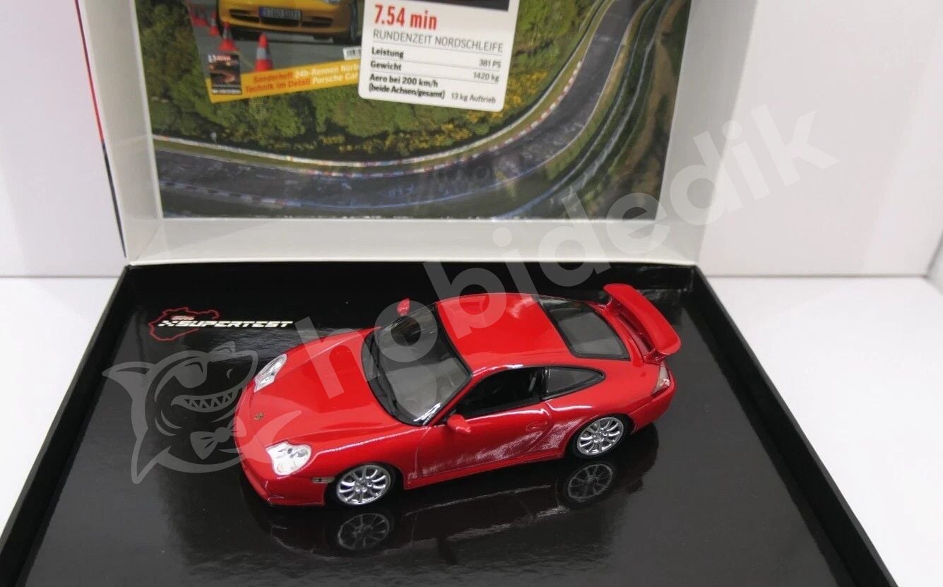 Minichamps 1:43 Porsche 911 GT3 (996.2) Sport Red (400062027) | Model Araba